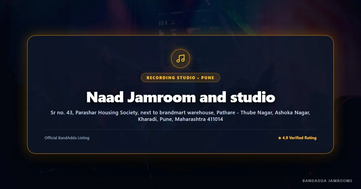 Naad Jamroom and studio