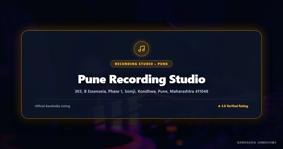 Pune Recording Studio