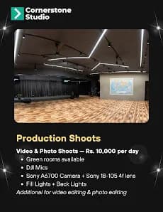 Cornerstone Studio - Live Events | Podcast Recording | Production Shoots | Jam Room